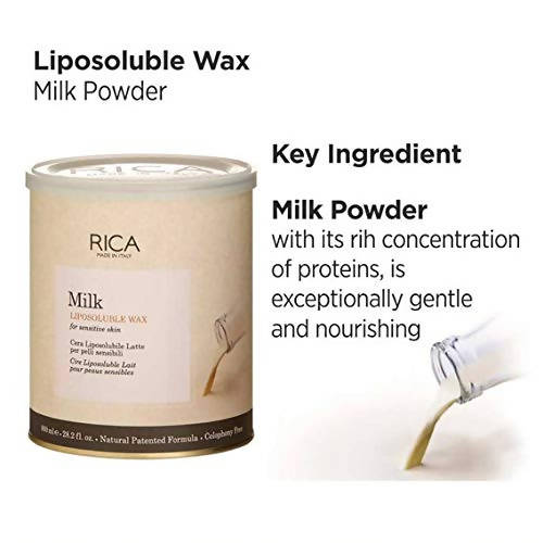 Rica Milk Liposoluble Wax for Sensitive Skin - Distacart