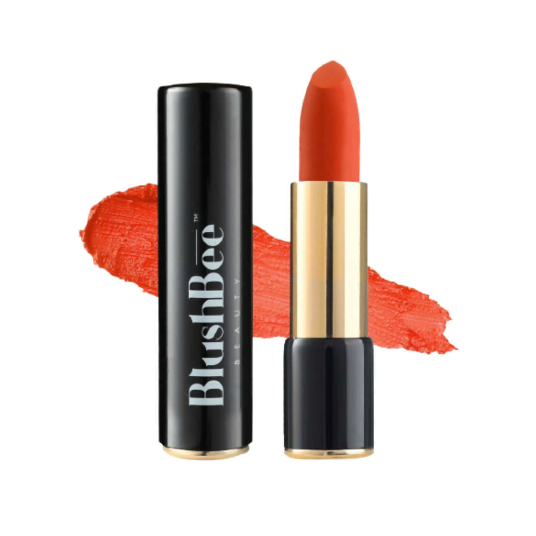 BlushBee Organic Beauty Lip Nourishing Lipstick - Sunset Zone Orange - Distacart