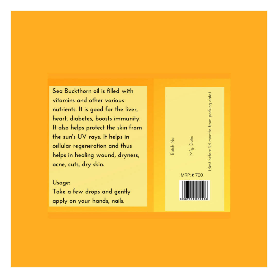 Oilcure Sea Buckthorn Oil - Distacart