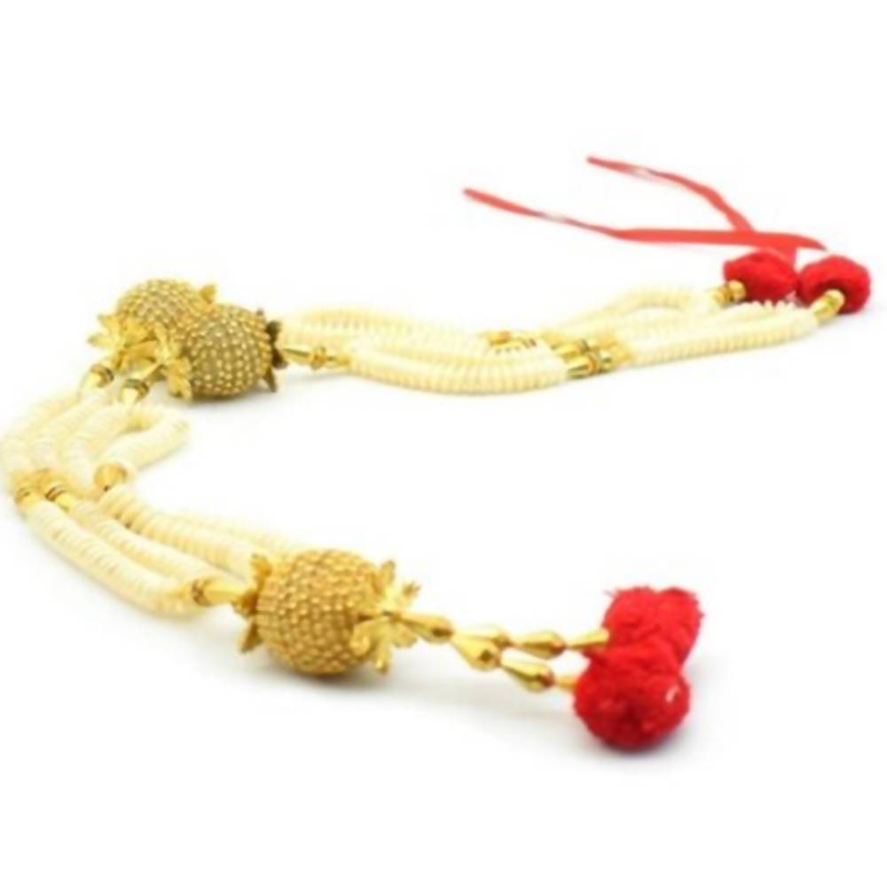 Puja N Pujari Pearl Beads Garland For God Idols