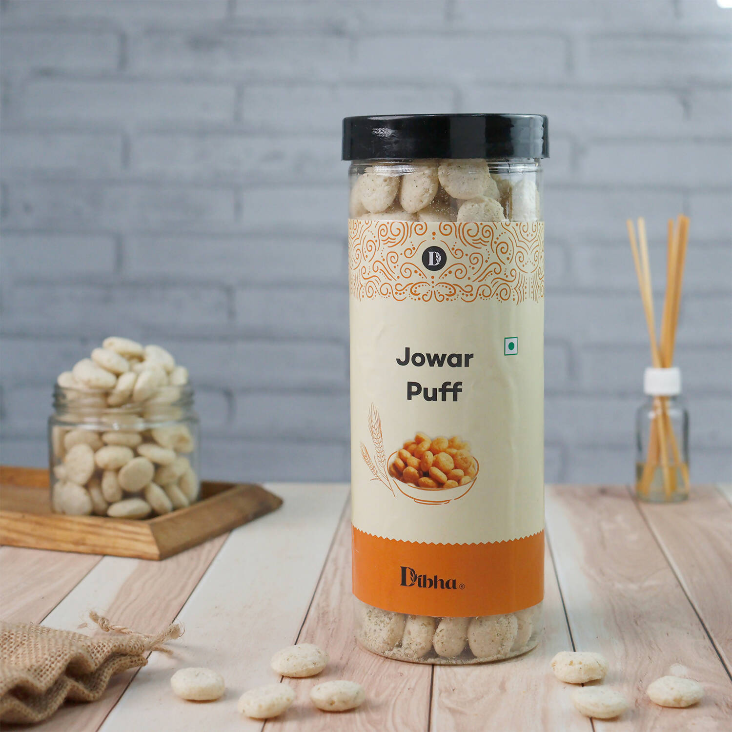 Dibha-Honest Snacking Jowar Puff - Distacart