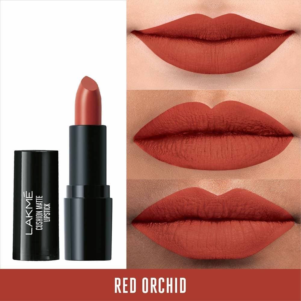 Lakme Cushion Matte Lipstick - Red Orchid