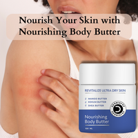 Thumbnail for Dermistry Revitalizing Nourishing Body Butter for Ultra Dry & Flaky Skin Mango Kokum & Shea Butter - Distacart