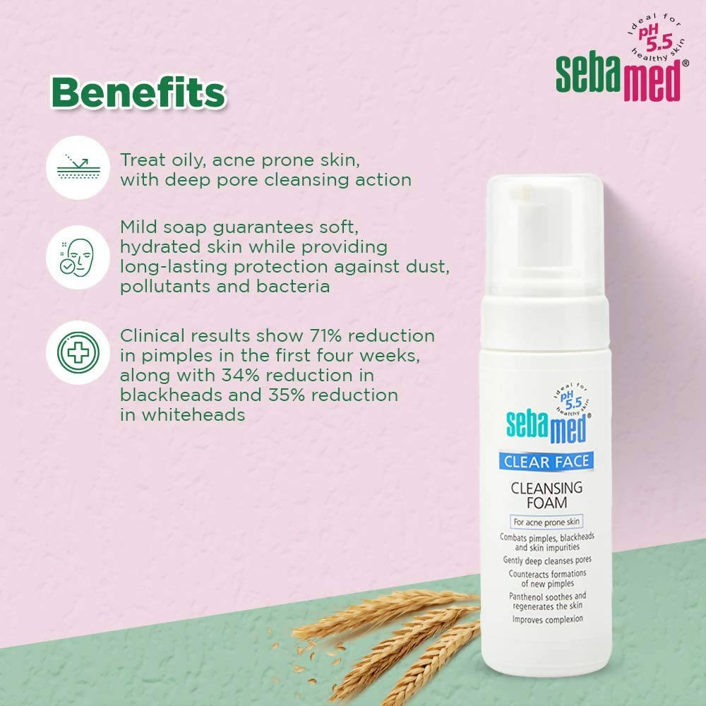 Sebamed Clear Face Cleansing Foam benefits