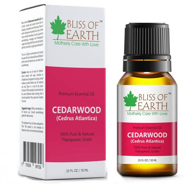 Bliss of Earth Premium Essential Oil Cedarwood - Distacart