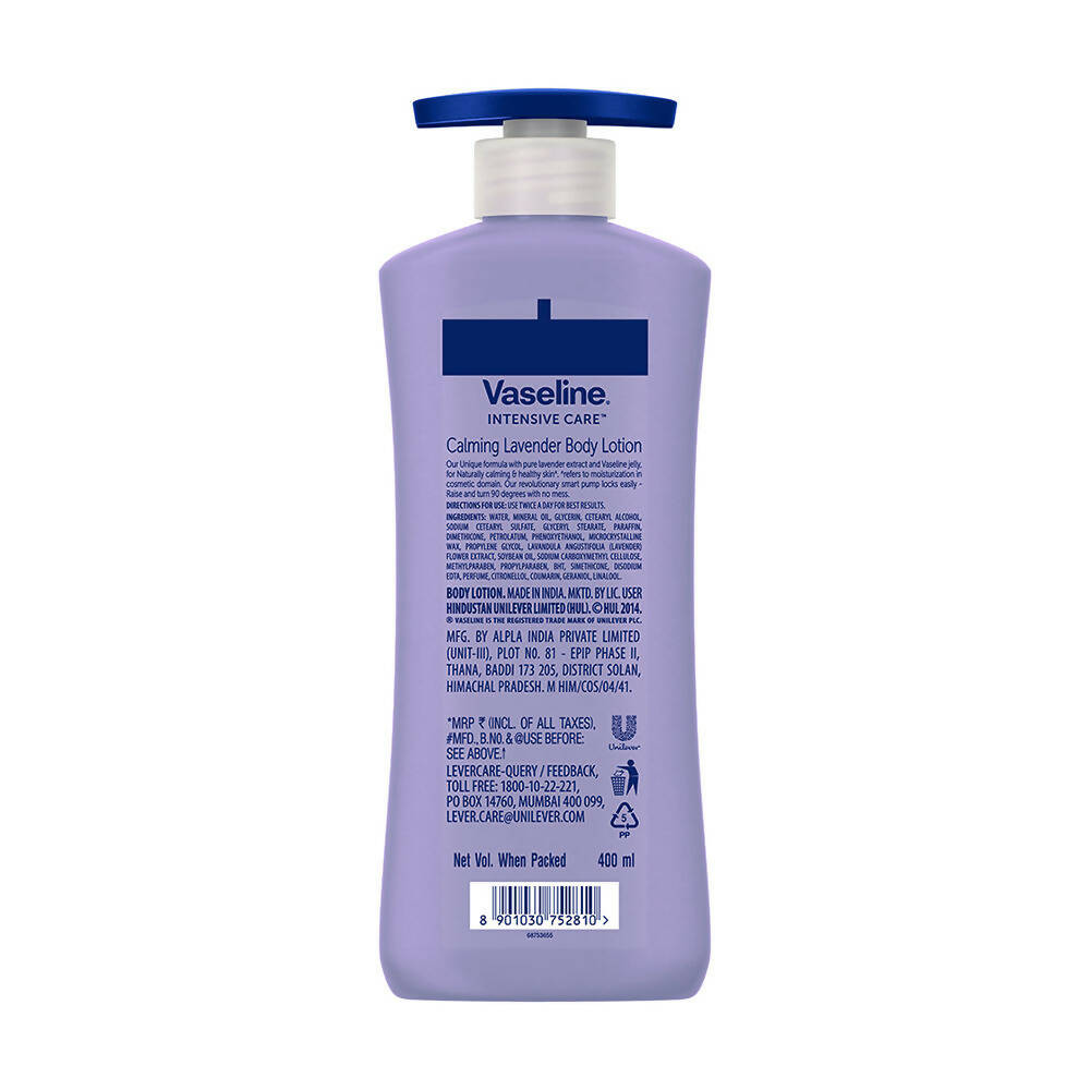 Vaseline Calming Lavender Body Lotion - Distacart