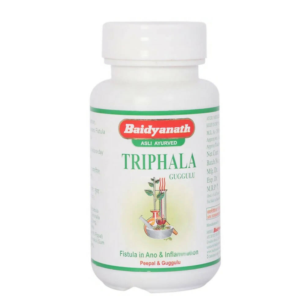 Baidyanath Jhansi Triphala Guggulu Tablets - Distacart