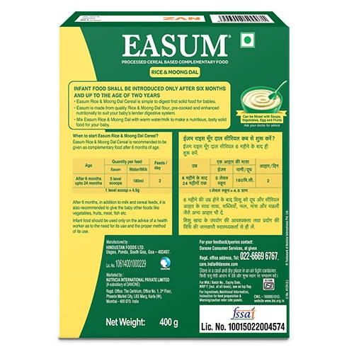 Nutricia Easum Baby Cereal - Distacart