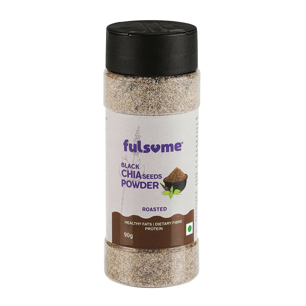 Fulsome Black Chia Seeds Powder (Roasted) - Distacart