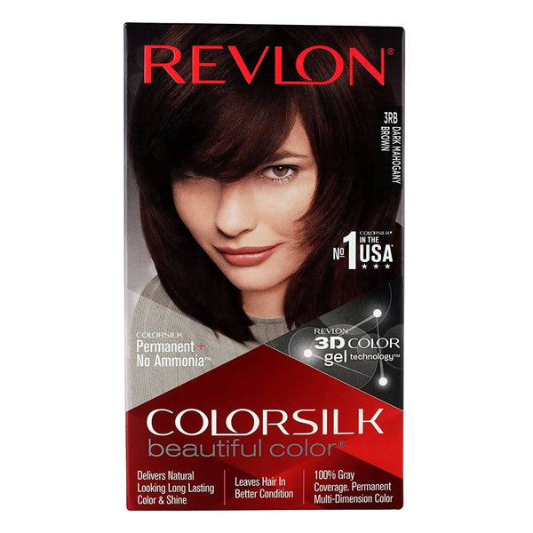 Revlon ColorSilk Beautiful Color - Dark Mahogany Brown 3RB 