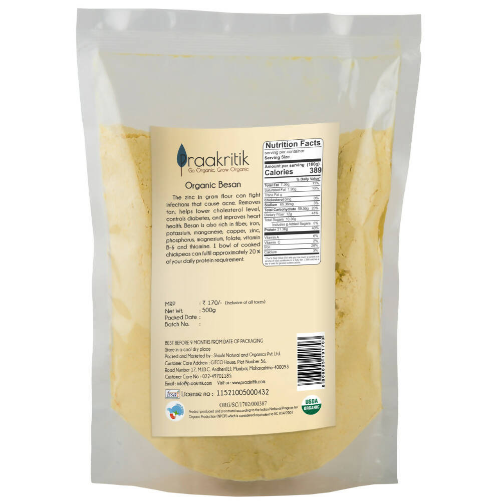 Praakritik Organic Besan - Distacart