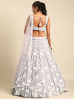 Thumbnail for House of Panchhi Mauve Chinon Sequins and Zarkan embroidery Lehenga choli & Dupatta - Distacart