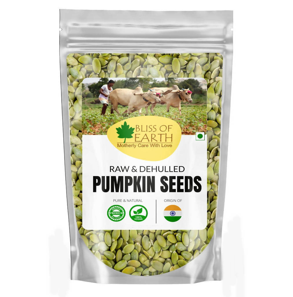 Bliss of Earth Raw & Dehulled Pumpkin Seeds - Distacart