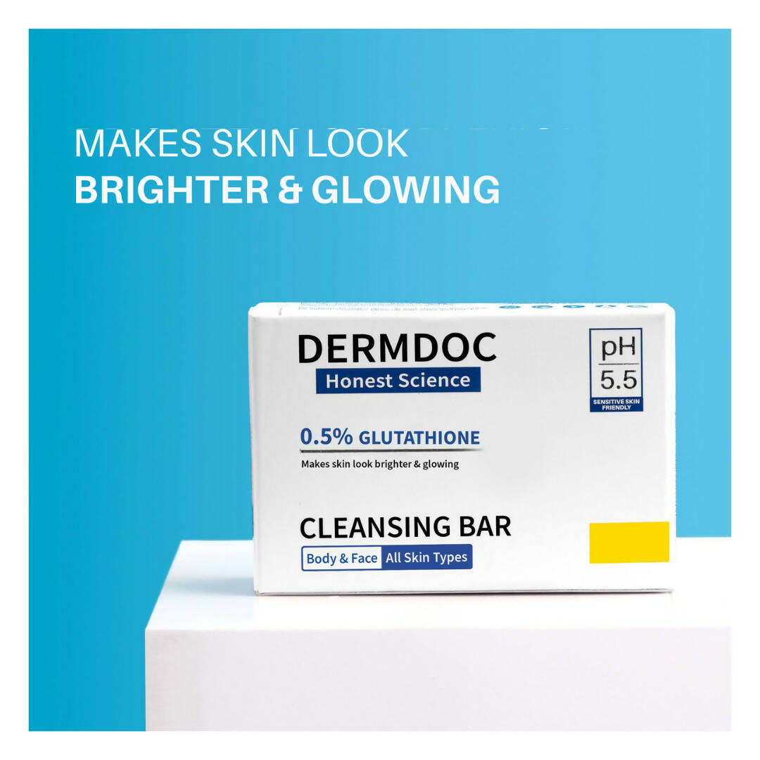 Dermdoc 0.5% Glutathione Cleansing Bar - Distacart