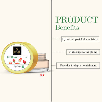 Good Vibes Strawberry Lip Balm