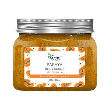 Vedic Naturals Papaya Body Scrub - Distacart