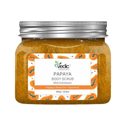 Vedic Naturals Papaya Body Scrub - Distacart