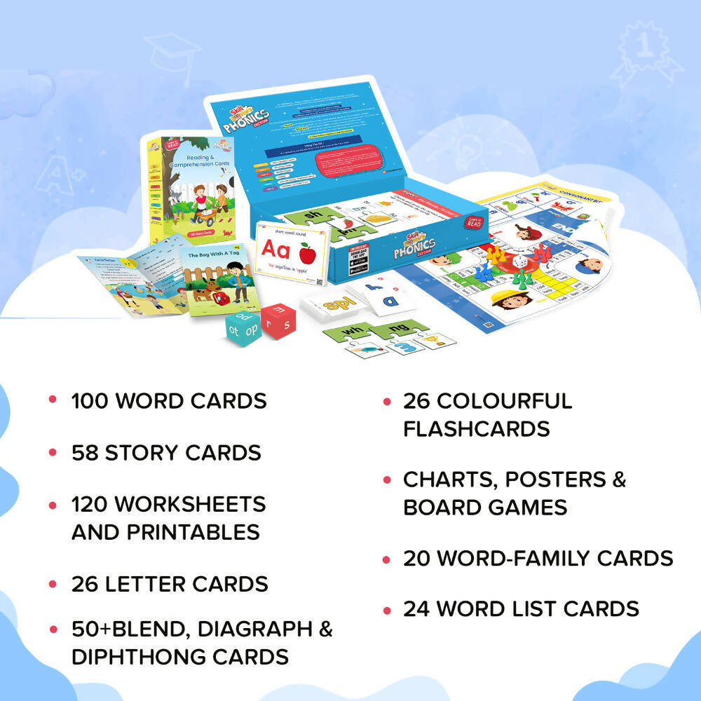 ClassMonitor Skill Booster Phonics Learning Kit - Distacart