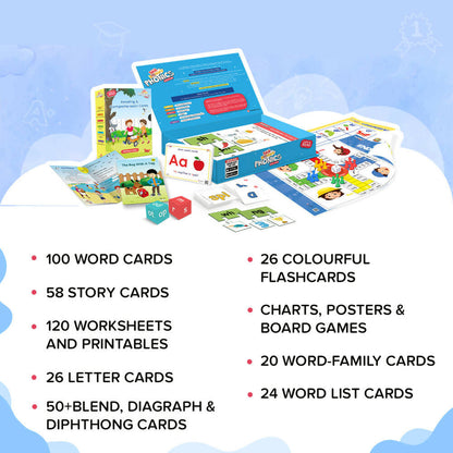 ClassMonitor Skill Booster Phonics Learning Kit - Distacart