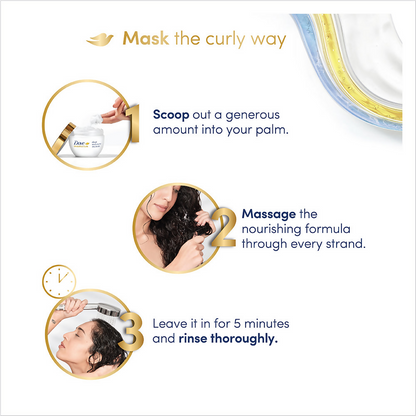 Dove Beautiful Curls Deep Moisture Hair Mask - Distacart