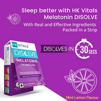 Thumbnail for HK Vitals Disolve Melatonin Strips - Mint Lemon Flavour - Distacart