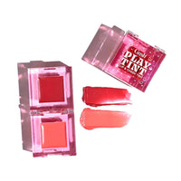 Thumbnail for Gush Beauty Play Tint & Lip Stains - 2 in 1 Lip and Cheek Tint - Coarl Peach & Deep Maroon - Distacart
