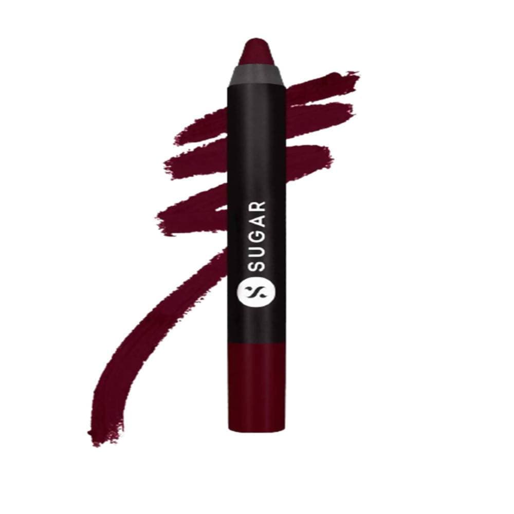 Sugar Matte As Hell Crayon Lipstick - Rachel Berry (Deep Berry) - Distacart