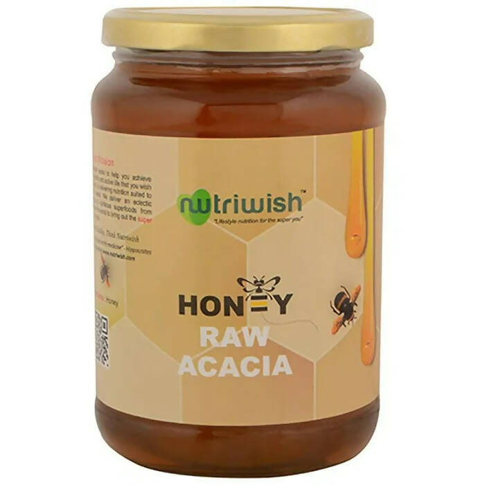 Nutriwish 100% Pure Organic Honey Raw Acacia - Distacart