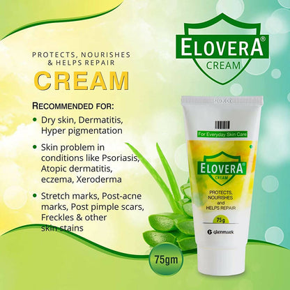 Glenmark Elovera Cream for Everyday Skin Care - Distacart