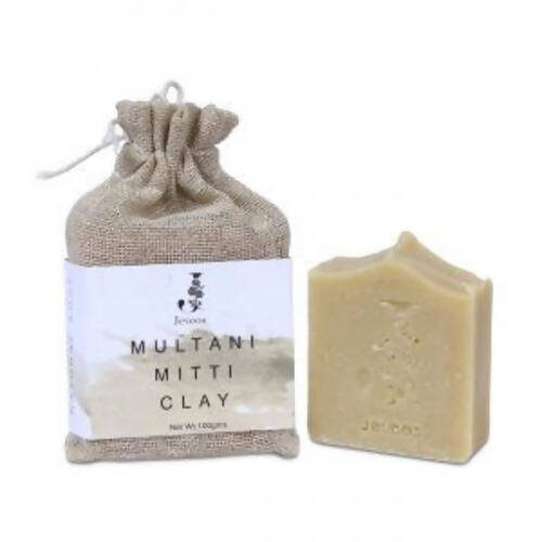 Jeveos Natural Handmade Multani Mitti Clay Soap - Distacart