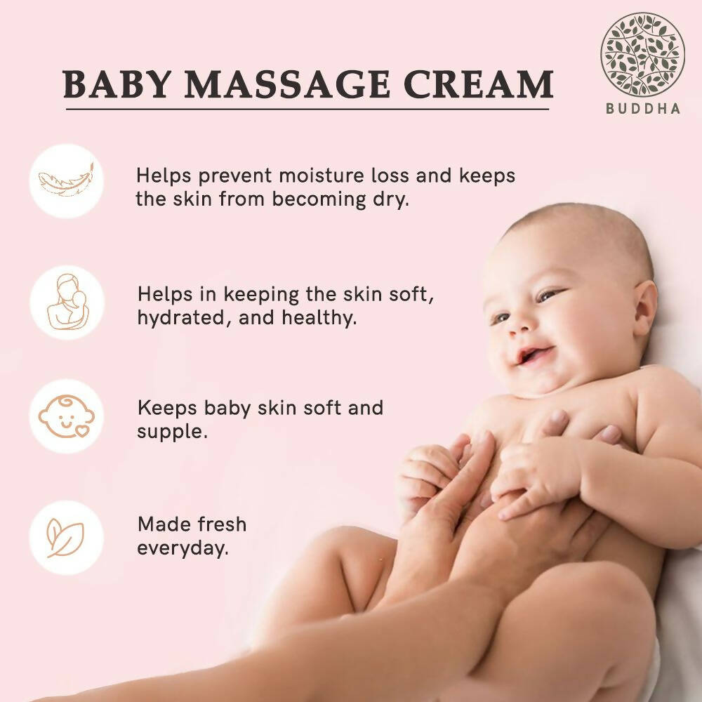 Buddha Natural Baby Massage Cream - Distacart