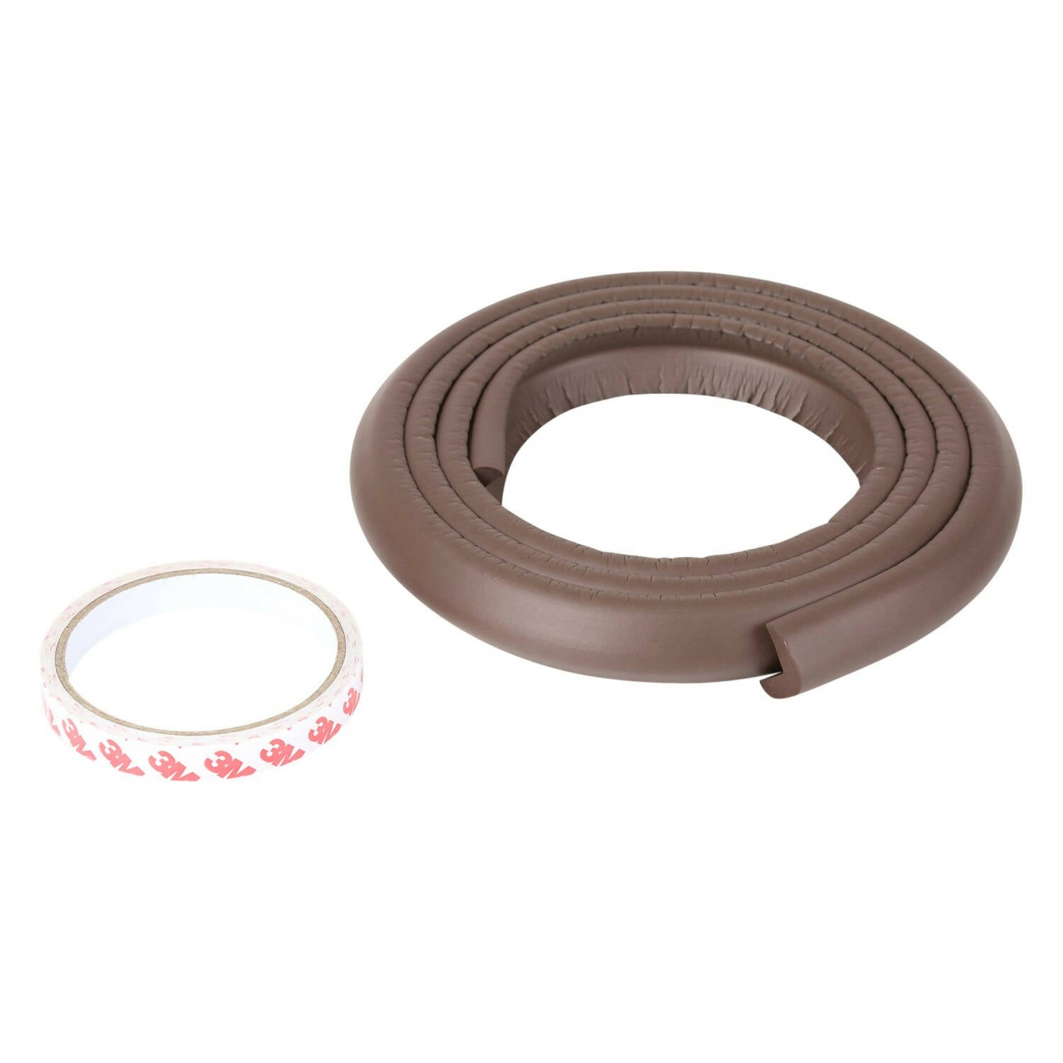 Safe-O-Kid Unique High Density L-Shaped 2 Mtr Long Edge Guard Strips- Brown - Distacart