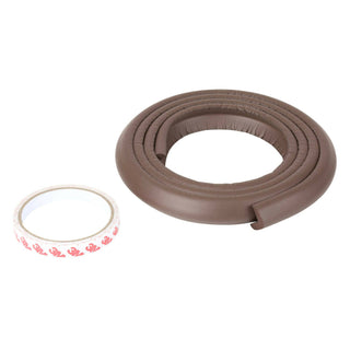 Safe-O-Kid Unique High Density L-Shaped 2 Mtr Long Edge Guard Strips- Brown - Distacart