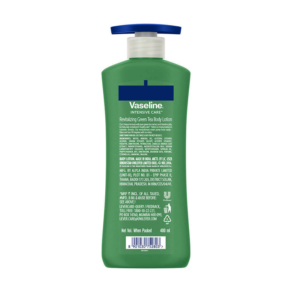 Vaseline Revitalizing Green Tea Body Lotion - Distacart
