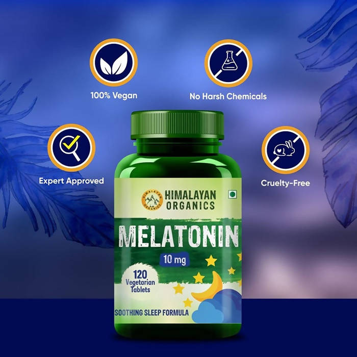 Himalayan Organics Melatonin 10 mg,120 Tablets