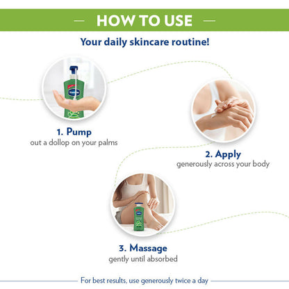 Vaseline Revitalizing Green Tea Body Lotion - Distacart