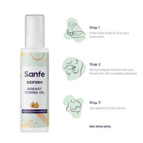 Sanfe Intimate Stretch Mark Oil And Refirm Breast Toning Oil