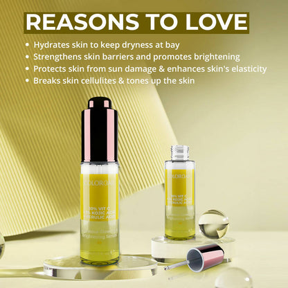 Colorbar Serum 10%Vit C + 1% Kojic Acid + Ferulic Acid - Distacart