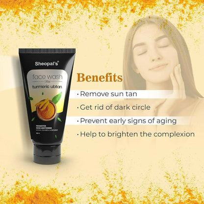 Sheopal's Turmeric Ubtan Face Wash - Distacart