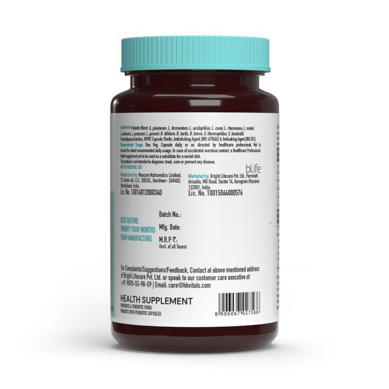 HK Vitals Pre and Probiotics Capsules - Distacart