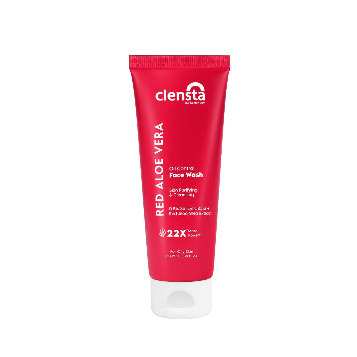 Clensta Red Aloe Vera Oil Control Face Wash - Distacart