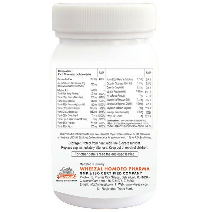 Wheezal Vitamin D+ Tablets - Distacart