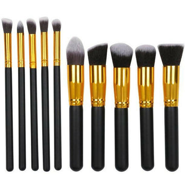 Favon Pack of 10 Professional Makeup Brushes - Distacart