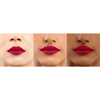 Lotus Make-Up Ecostay Matte Lip Lacquer - Rose Bloom (4 Gm) - Distacart