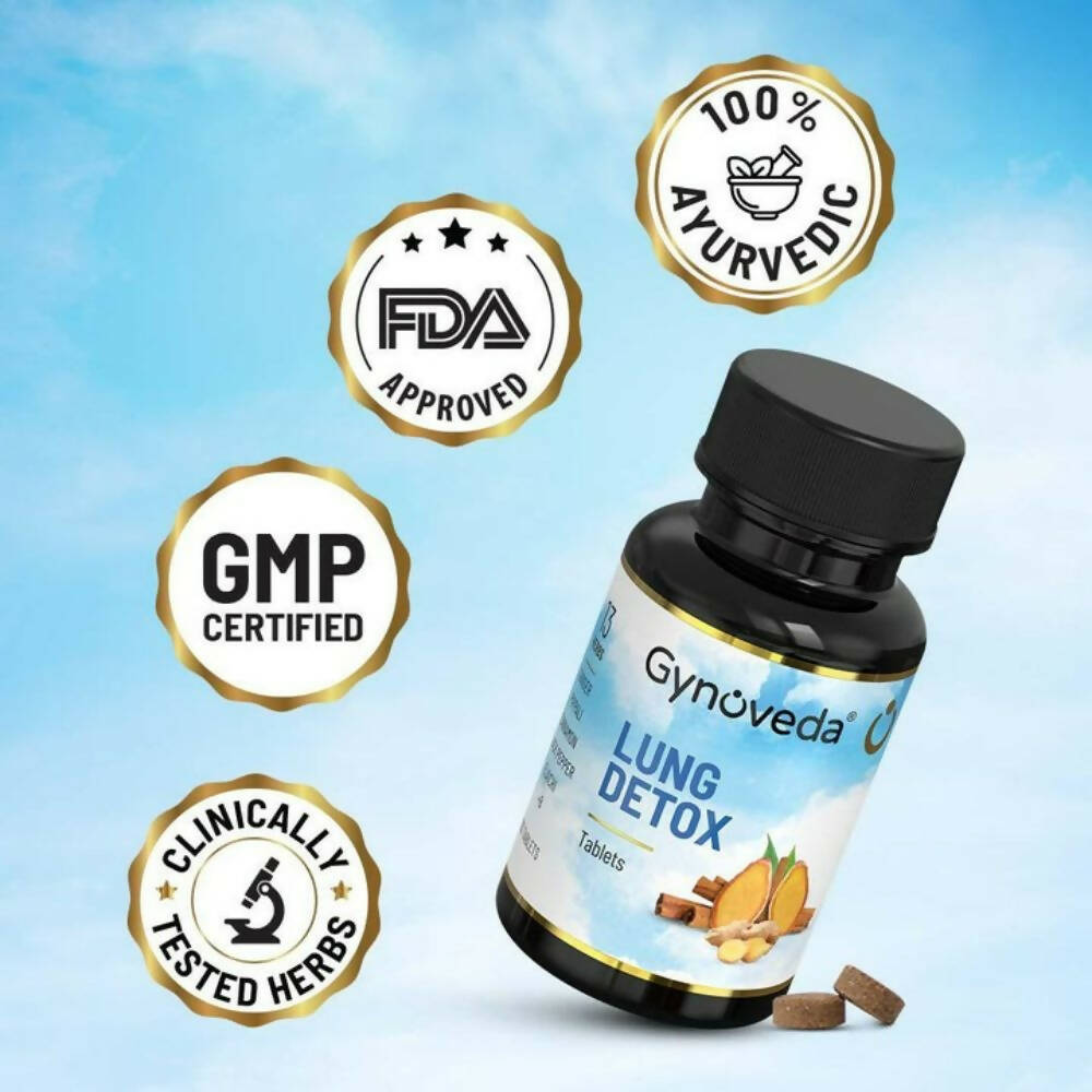 Gynoveda Lung Detox Tablets - Distacart