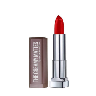 Maybelline New York Color Sensational Creamy Matte Lipstick / 690 Siren in Scarlet - Distacart