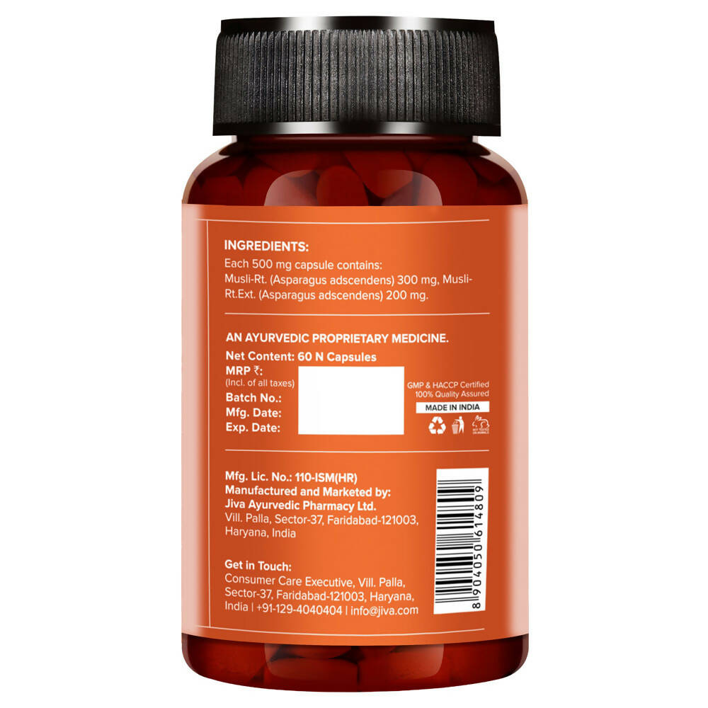 Jiva Ayurveda Safed Musli Capsules - Distacart