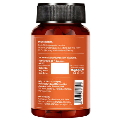 Jiva Ayurveda Safed Musli Capsules - Distacart