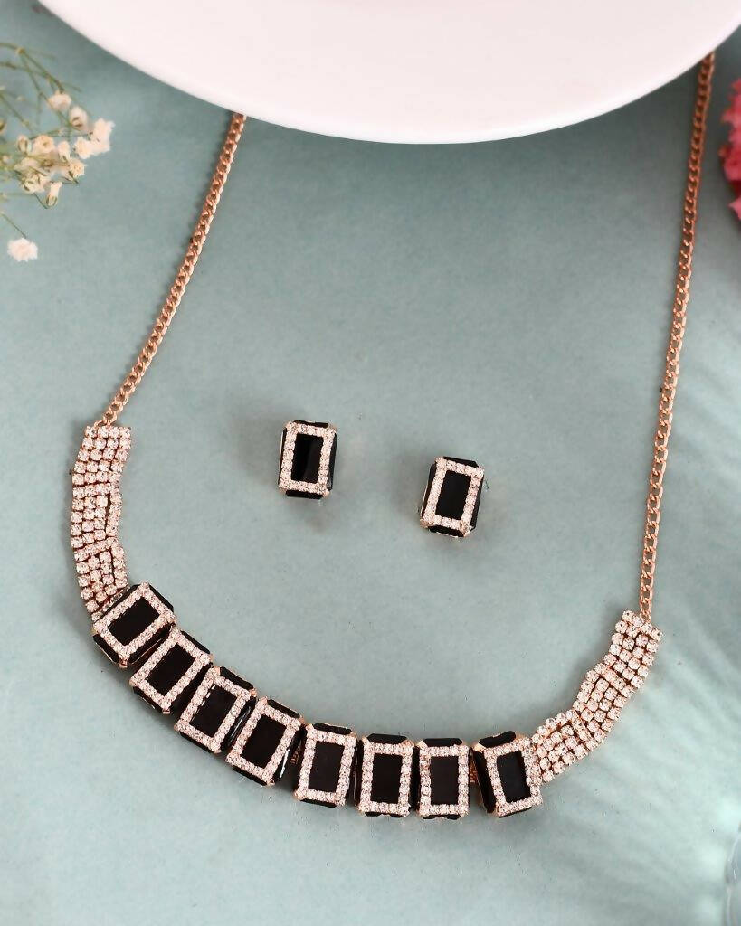 VOJ Women Gold Color stainless steel Jewellery Set - Distacart