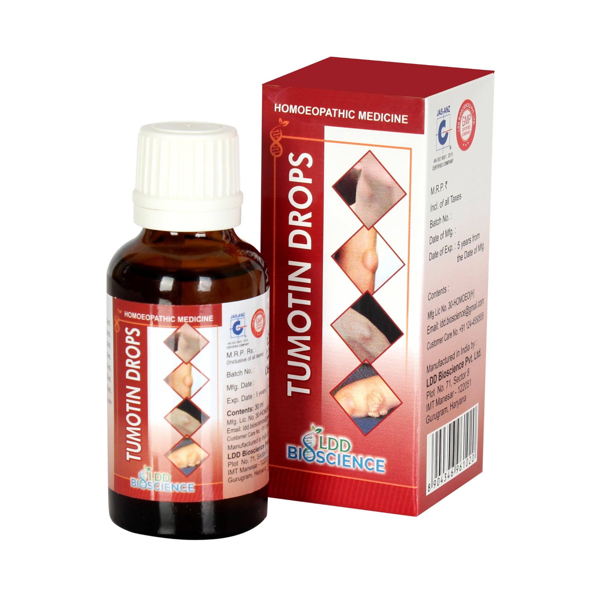 LDD Bioscience Homeopathy Tumotin Drops